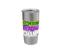 Competitive Tickling Champ Solleticare le risate Bicchiere termico in acciaio inox doppia parete