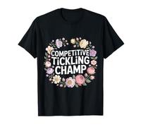 Competitive Tickling Champ Solleticare Le risate |- Maglietta