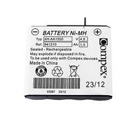 Compex 941210 Batteria Standard Ni-MH, 4H-AA 1500 a 4 cellule, colori assortiti