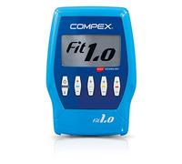 COMPEX FIT 1.0 - Elettrostimolatore muscolare EMS, TENS e Massaggio - 4 canali indipendenti, 999 livelli di intensità, 10 programmi - Compatibile con l'app Compex Coach