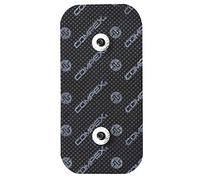 Compex I 2 Elettrodi neri 5x10 cm doppio SNAP per elettrostimolatori Compex I Compatibile con elettrostimolatori Compex sia a cavo che wireless
