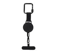 Comphic Supporto retrattile per cellulare con protezione antifurto, cintura di sicurezza per smartphone con clip per cintura, cordino per cellulare