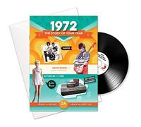 Compilation - 1972 compleanno o un anniversario Regali - 1972 4-in-1 card, CD, regalo e download per gli uomini e per le donne