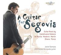 Javier Somoza Javier Somoza: A Guitar for Segovia (CD) Album