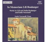 Audio Cd Lili Boulanger / Nadia Boulanger: In Memoriam Lili Boulanger