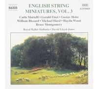 Carlo Martelli English String Miniatures, Vol. 3 (CD) Album
