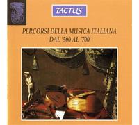 Percorsi Della Musica Italiana Dal '500 Al '700 - AA.VV. (Audio Cd)