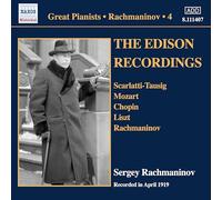 Sergei Rachmaninov The Edison Recordings (CD) Album