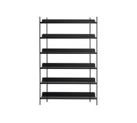 Compile Scaffalatura System 4 Nero