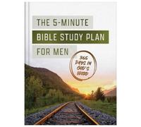 Compiled by Bar 5-Minute Bible Study Plan for Men: 365 Days i (Copertina rigida)