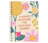 Compiled by Barbour Staf 3-Minute Devotions for Teen Girls Journa (Anello, filo)