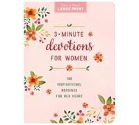 Compiled by Barbour Staff 3-Minute Devotions for Women Large Print (Tascabile)