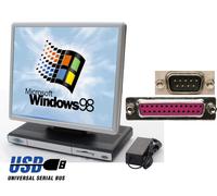 Compiter Schermo 43 CM Diag. (17 ") Aio Con Windows 98 60W NT TK-5377 RS-232 Lpt