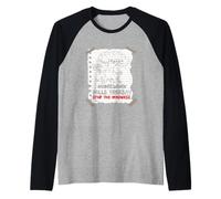 Compiti a casa Uccide Alberi Primo ultimo Giorno di Scuola Studenti Scherzo Maglia con Maniche Raglan