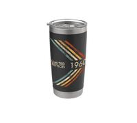 Compleanno 1960 Edizione Limitata Uomo Donna Stile Vintage Bicchiere termico in acciaio inox doppia parete