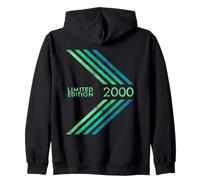 Compleanno 2000 Edizione Limitata Uomini Donne Sportive Stripe Felpa con Cappuccio