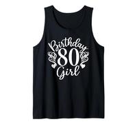 Compleanno 80 Ragazza, 80 per Le Sue Donne 80 ° Compleanno Canotta