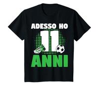 Compleanno Calciatore Calcio Adesso Ho 11 Anni Maglietta