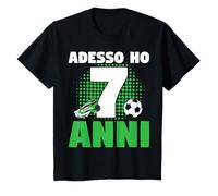 Compleanno Calciatore Calcio Adesso Ho 7 Anni Maglietta