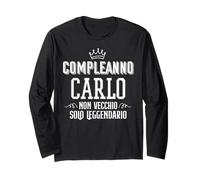 Compleanno Carlo Non Vecchio - Solo leggendario Maglia a Manica