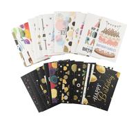 Compleanno Carte Miste Festa Celebrazione Premium con Buste Compleanno
