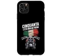 Compleanno Cinquant’anni Uomo Motociclista Moto Cinquanta Custodia per iPhone 11 Pro Max