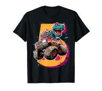 Compleanno di Five-Rex Monster Truck - Il Ragazzo Si trasforma 5 Maglietta