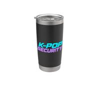 Compleanno divertente K-Pop Security K Pop Guard Bicchiere termico in acciaio inox doppia parete
