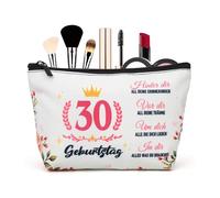 Compleanno donna, regalo di compleanno per donna, regalo di compleanno per donne, borsa per trucco, regalo di compleanno per sorella, fidanzata, collega, moglie, migliore amica, 30., 30 ° compleanno