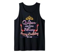 Compleanno febbraio, per Le Donne, Una Regina è Nata a febbraio Canotta