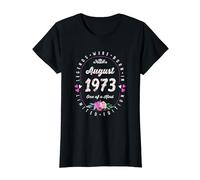 Compleanno Floreale - Le Leggende sono nate a Agosto 1973 Maglietta