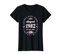 Compleanno Floreale - Le Leggende sono nate a Agosto 1982 Maglietta