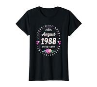 Compleanno Floreale - Le Leggende sono nate a Agosto 1988 Maglietta