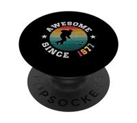 Compleanno Hockey Lover 49 anni Impressionante Dal 1977 PopSockets PopGrip Adesivo