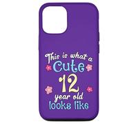 Compleanno per bambini Questo è ciò che sembra carino 12 dodici anni Custodia per iPhone 12/12 Pro