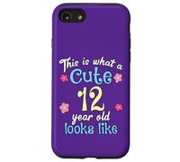 Compleanno per bambini Questo è ciò che sembra carino 12 dodici anni Custodia per iPhone SE (2020) / 7 / 8
