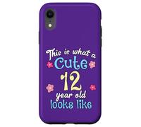 Compleanno per bambini Questo è ciò che sembra carino 12 dodici anni Custodia per iPhone XR