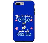Compleanno per bambini Questo è ciò che sembra un carino 5 di cinque anni Custodia per iPhone 7 Plus/8 Plus