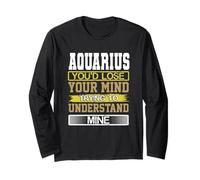 Compleanno Perdere la Mente per capire Il Mio Acquario Compleanno Maglia a Manica