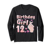 Compleanno Ragazza 12 Anni 12 Korean Pop Love K-Pop Maglia a Manica