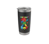 Compleanno Ragazzo Compleanno Bambino Maestro Buil Bicchiere termico in acciaio inox doppia parete