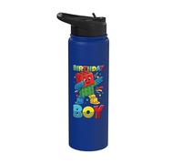 Compleanno Ragazzo Compleanno Bambino Maestro Buil Stainless Steel Insulated Water Bottle