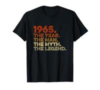 Compleanno Regalo Vintage T-Shirt 1965. Year Man Myth Legend Maglietta
