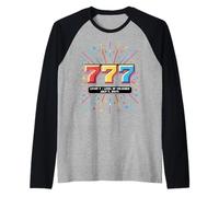 Compleanno sbloccato Lucky 7 Level Up Luglio 7 2025 Maglia con Maniche Raglan