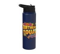 Compleanno Squadra Día De Los Muertos Messicano All Souls Day Stainless Steel Insulated Water Bottle