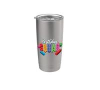 Compleanno Squadra Giocare Mattone Builder Blocco Costruzione Kid Bicchiere termico in acciaio inox doppia parete