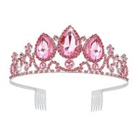 Compleanno Tiara Corona nuziale Abito da sposa Hiar Gioielli Pettini Tiaras E Corone Per Il Partito Copricapo pnnrk