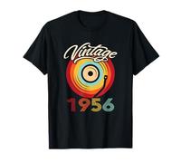 Compleanno Vinile Vintage 1956 Retro Vinile LP Maglietta