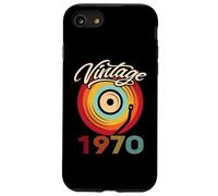 Compleanno Vinile Vintage 1970 Retro Vinile LP Custodia per iPhone SE (2020) / 7/8