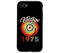 Compleanno Vinile Vintage 1975 Retro Vinile LP Custodia per iPhone SE (2020) / 7/8
